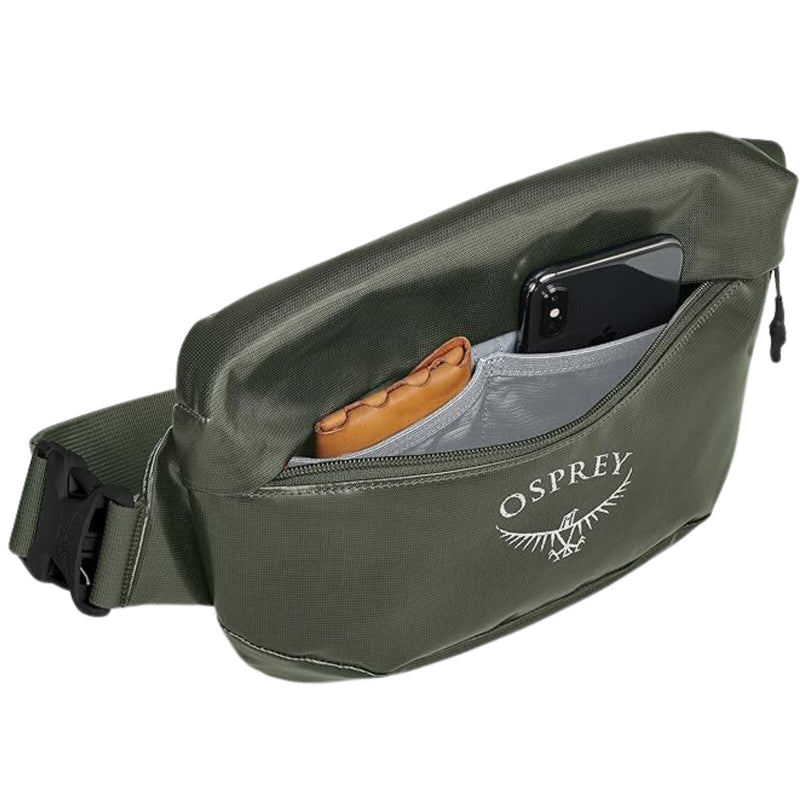 Load image into Gallery viewer, Osprey Transporter Waist Bum Bag Lifestyle Pack in Haybale Green - One Size-1
