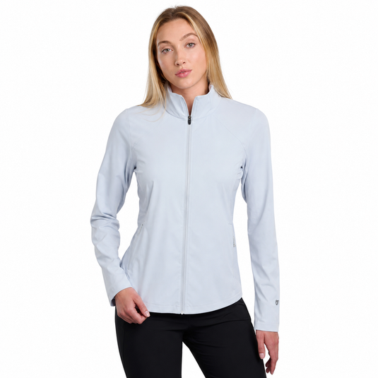 Kuhl Womens Bandita Full Zip Outdoor Hiking Jacket in Zenith Blue-1