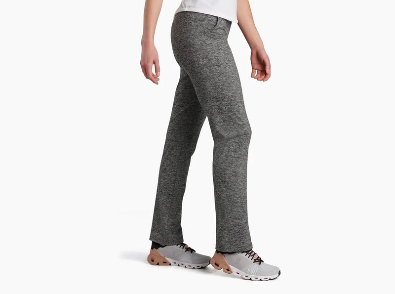 Load image into Gallery viewer, Kuhl Bliss Womens Pant Soft Stretch Knit 32" Inseam Zippered Pocket in Dark Heather-4
