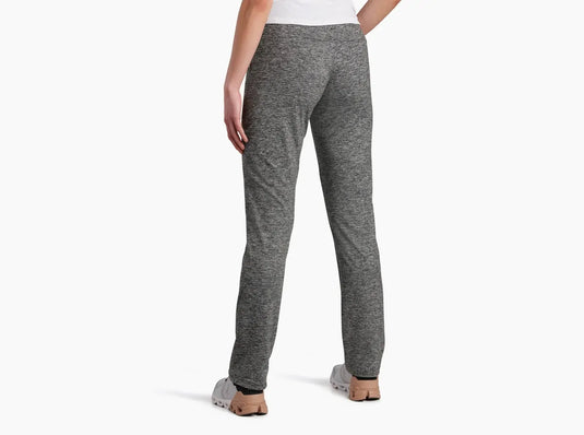 Kuhl Bliss Womens Pant Soft Stretch Knit 32" Inseam Zippered Pocket in Dark Heather-3