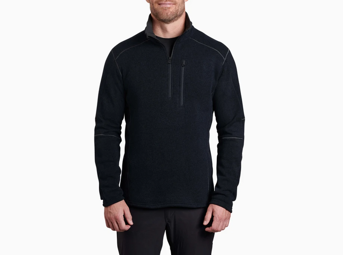 KUHL Mens Interceptr 1/4 Zip Pullover Jumper in Mutiny Blue-0