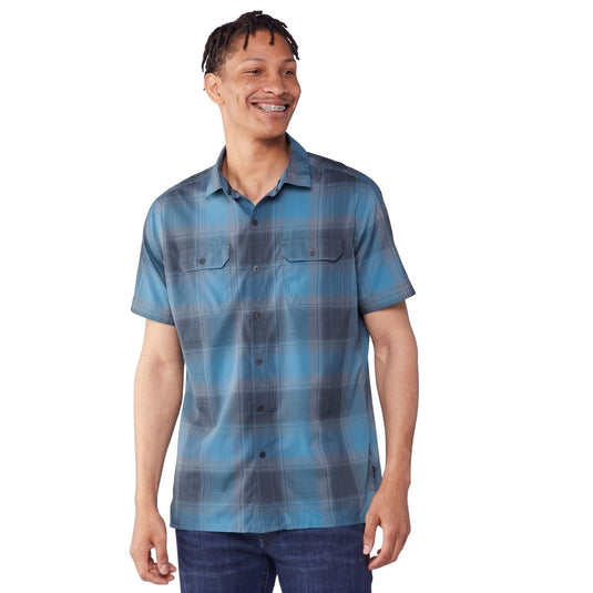 Kuhl Mens Stretch Response Hiking Outdoor Shirt in Shadow Blue-0