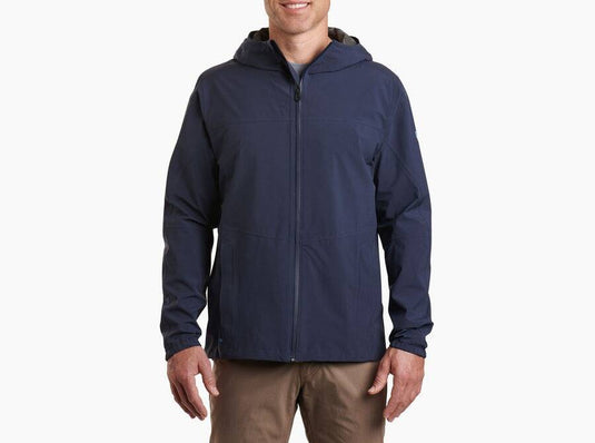 Kuhl Stretch Voyagr Jacket Rain Lightweight Breathable in Midnight Blue-1