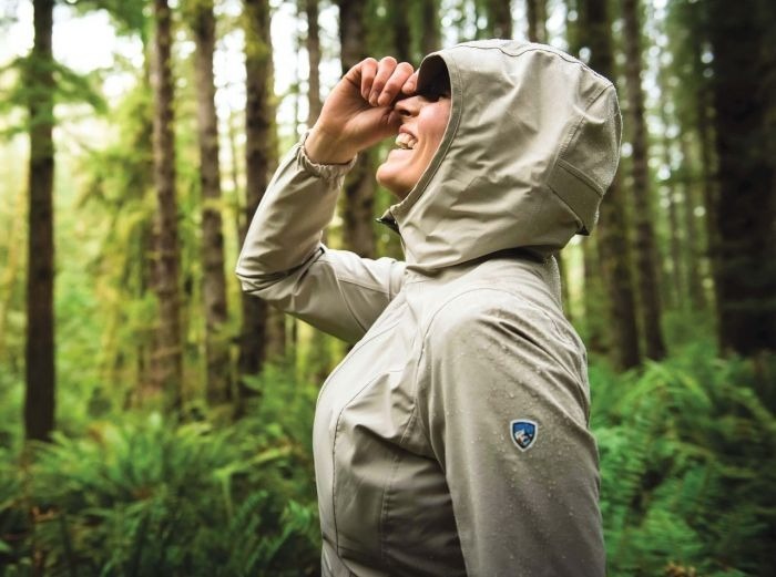 Load image into Gallery viewer, KUH Womens Stretch Voyagr Jacket Waterproof Breathable - Dove-4
