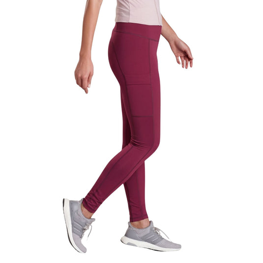 Kuhl Womens Transcendr Outdoor Hiking Leggings in Sangria-4
