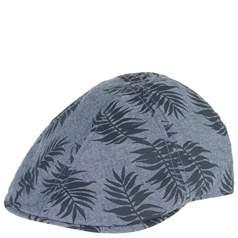 Load image into Gallery viewer, Goorin Mens Beach Please Ivy Flat Cap Newsboy Hawaiian Hat - Navy-3
