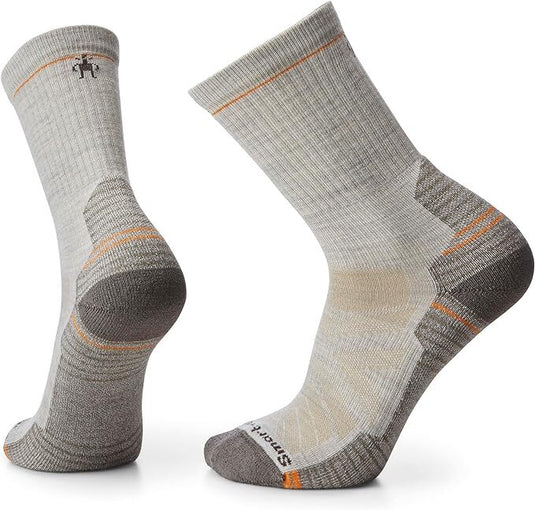 Smartwool Mens Merino Wool Hike Light Cushion Crew Socks in Taupe-0