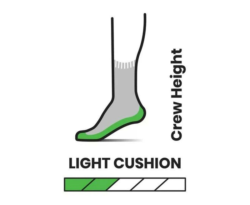 Load image into Gallery viewer, Smart Wool Womens Hike Light Cushion Mountain Print Crew Sock Small in Natural-3
