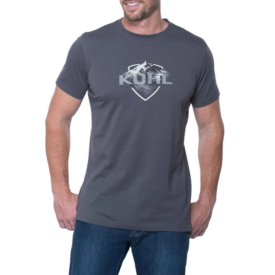 Kuhl Mens Born In The Mountains Outdoor Hiking T Shirt in Carbon-1