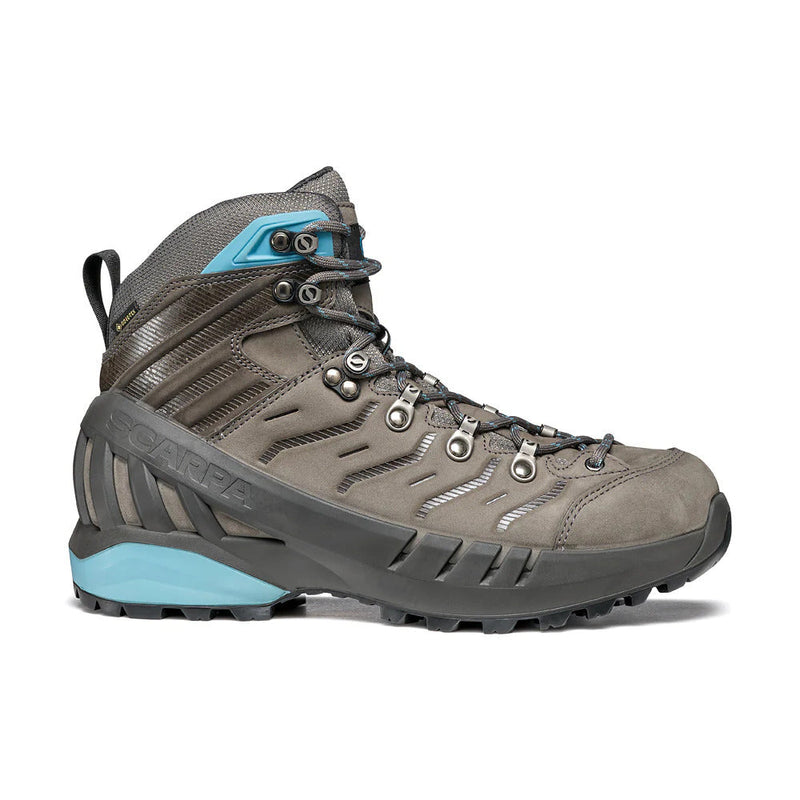 Load image into Gallery viewer, Scarpa Womens Cyclone Gore-Tex Vibram Sole Boots Hiking Trekking Shoes - Grey/Arctic-3
