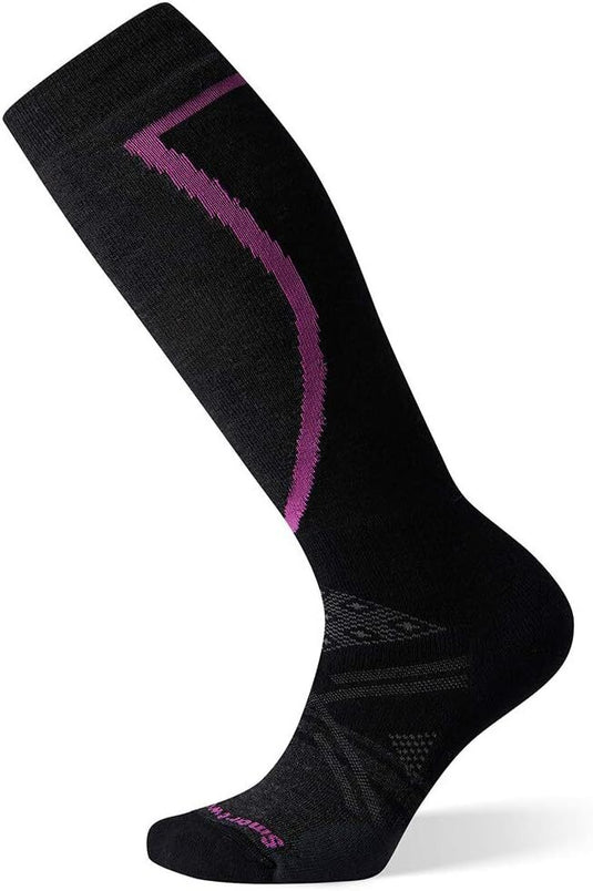 Smartwool Women's Phd Wool Ski Snow Socks - Black-1