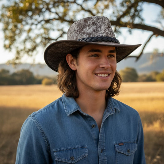 Jacaru 1049 Rustler Hat – Cowhide Fur