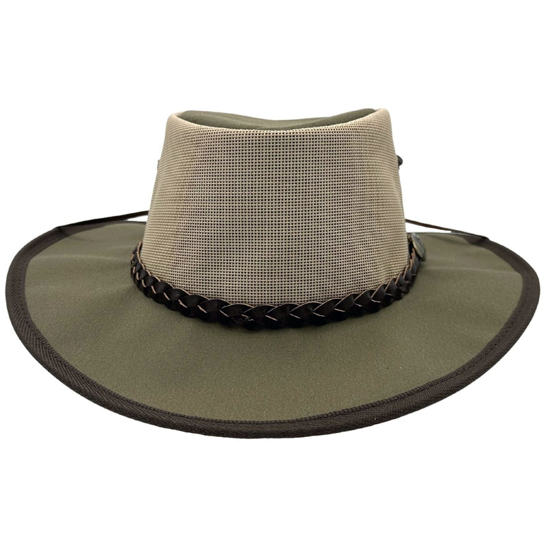 Load image into Gallery viewer, Jacaru 104 Bushbreeze Camper Hat – Canvas &amp; Mesh
