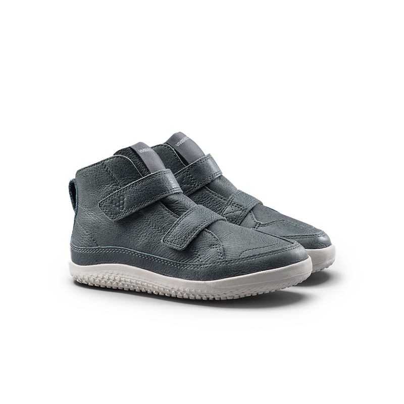 Load image into Gallery viewer, Vivobarefoot Gobi Boot Kids Dark Shadow-3
