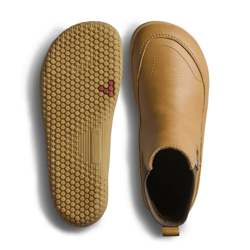 Load image into Gallery viewer, Vivobarefoot Gobi Chelsea Kids Acorn
