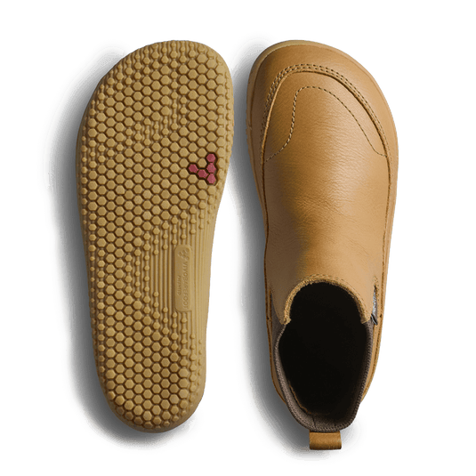Vivobarefoot Gobi Chelsea Kids Acorn