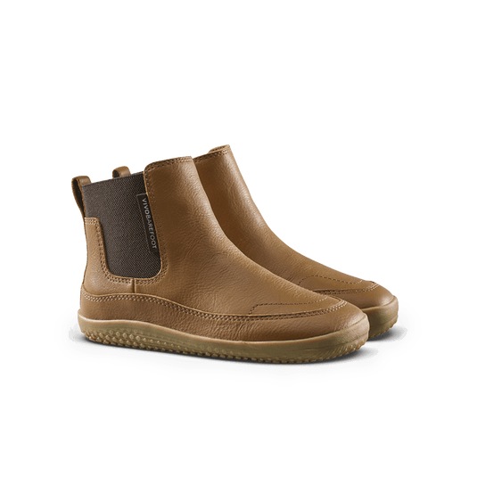 Vivobarefoot Gobi Chelsea Kids Acorn