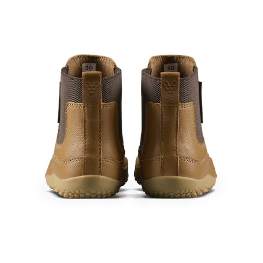 Vivobarefoot Gobi Chelsea Kids Acorn-4