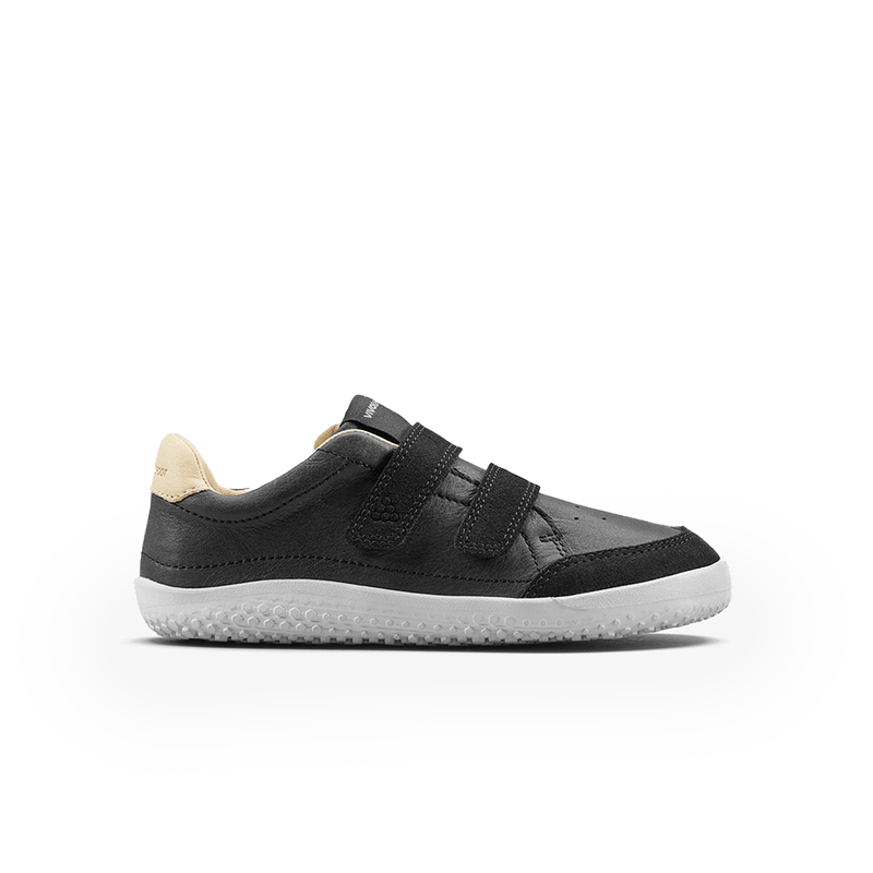 Load image into Gallery viewer, Vivobarefoot Gobi Sneaker Kids – Obsidian
