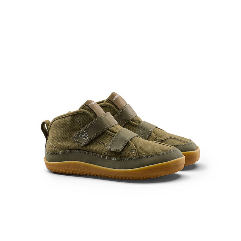 Load image into Gallery viewer, Vivobarefoot Gobi Utility Kids Dark Olive-3
