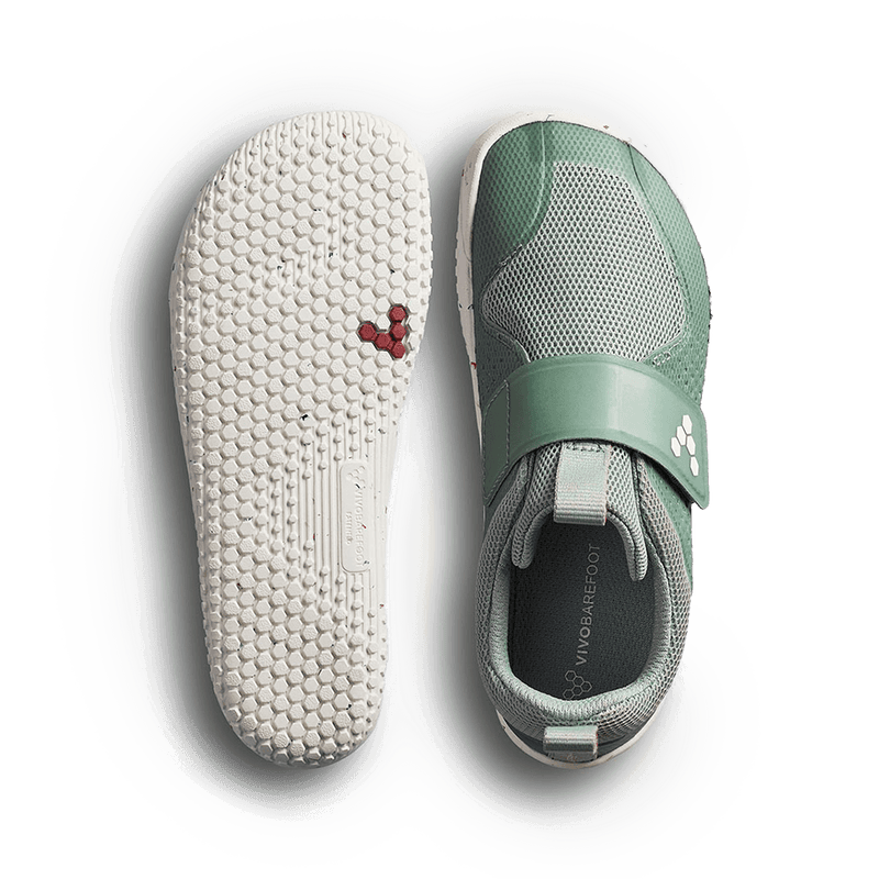Load image into Gallery viewer, Vivobarefoot Primus Sport III Kids – Glacial Green
