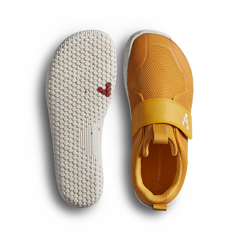 Load image into Gallery viewer, Vivobarefoot Primus Sport III Kids Honey Gold-1
