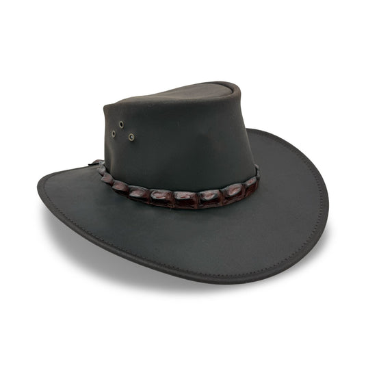 Jacaru 1055 Crackerjack Croc Hat – Genuine Croc Band