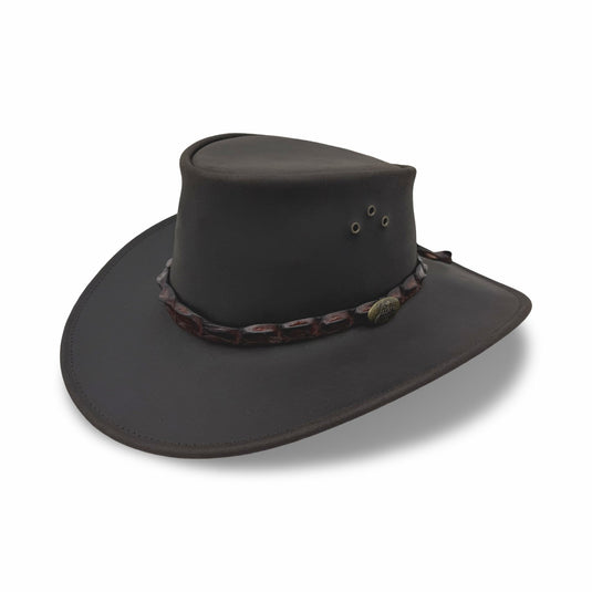 Jacaru 1055 Crackerjack Croc Hat – Genuine Croc Band