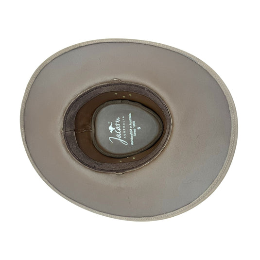 Jacaru 1059 Jabiru Hat – Nubuck Leather | Extra Wide Brim
