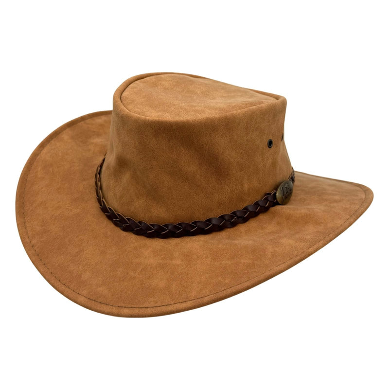 Load image into Gallery viewer, Jacaru 1065 Ranger Hat – Oiled Leather | Wide Brim | UPF 50+

