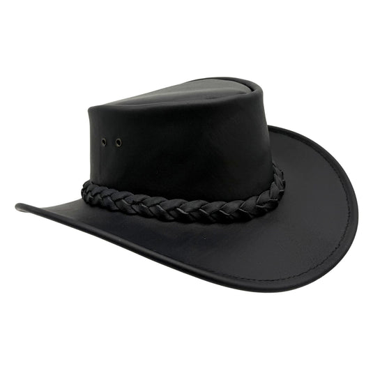 Jacaru 1069 Buffalo Leather Hat – Wide Brim | UPF 50+