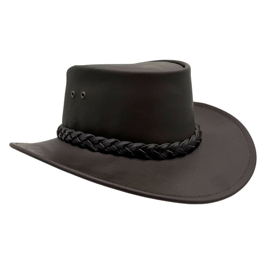 Jacaru 1069 Buffalo Leather Hat – Wide Brim | UPF 50+