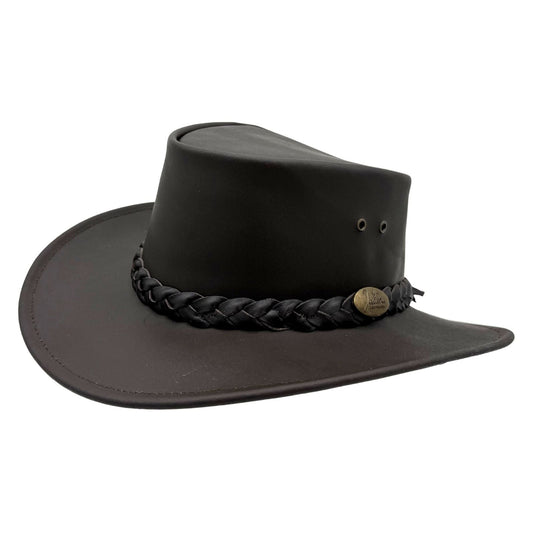 Jacaru 1069 Buffalo Leather Hat – Wide Brim | UPF 50+