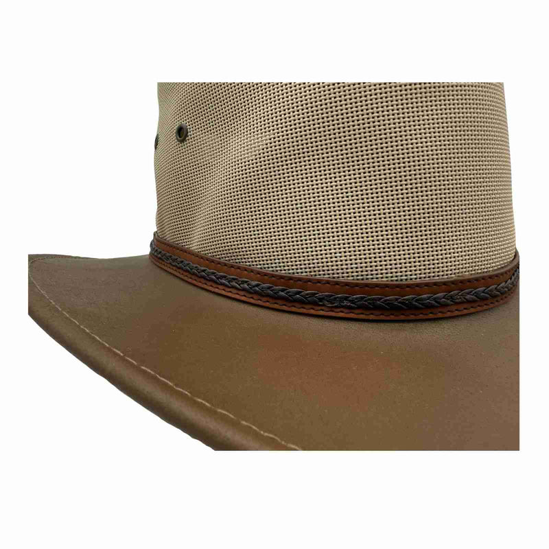 Load image into Gallery viewer, Jacaru 1081 Safari Hat – Canvas &amp; Mesh Breeze | UPF 50+
