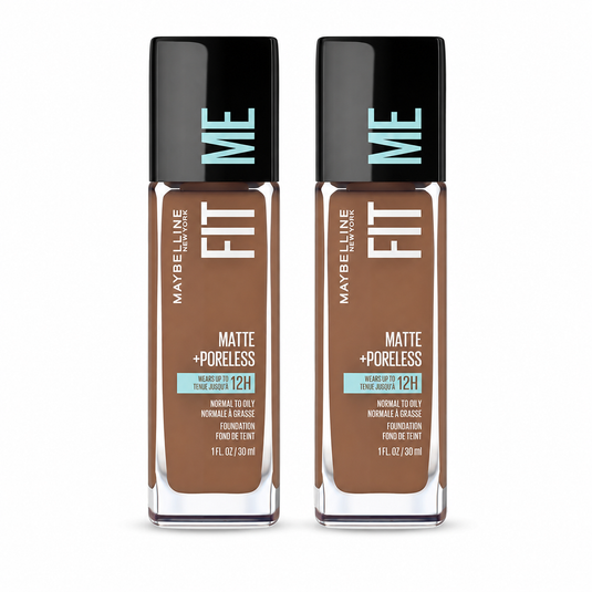 2x Maybelline 30ml Foundation Fit Me Matte Poreless Truffle 362-0