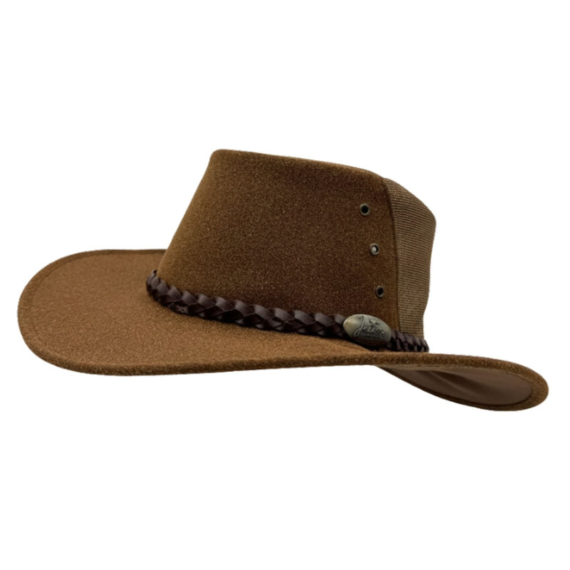 Load image into Gallery viewer, Jacaru 1096 Golfer Hat – Oiled Leather | Low Profile
