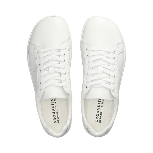 Groundies Universe Women's Barefoot Sneakers – White
