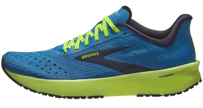 Brooks Mens Hyperion Tempo Sneakers RunnerShoes Athletic Running - Blue/Yellow-0