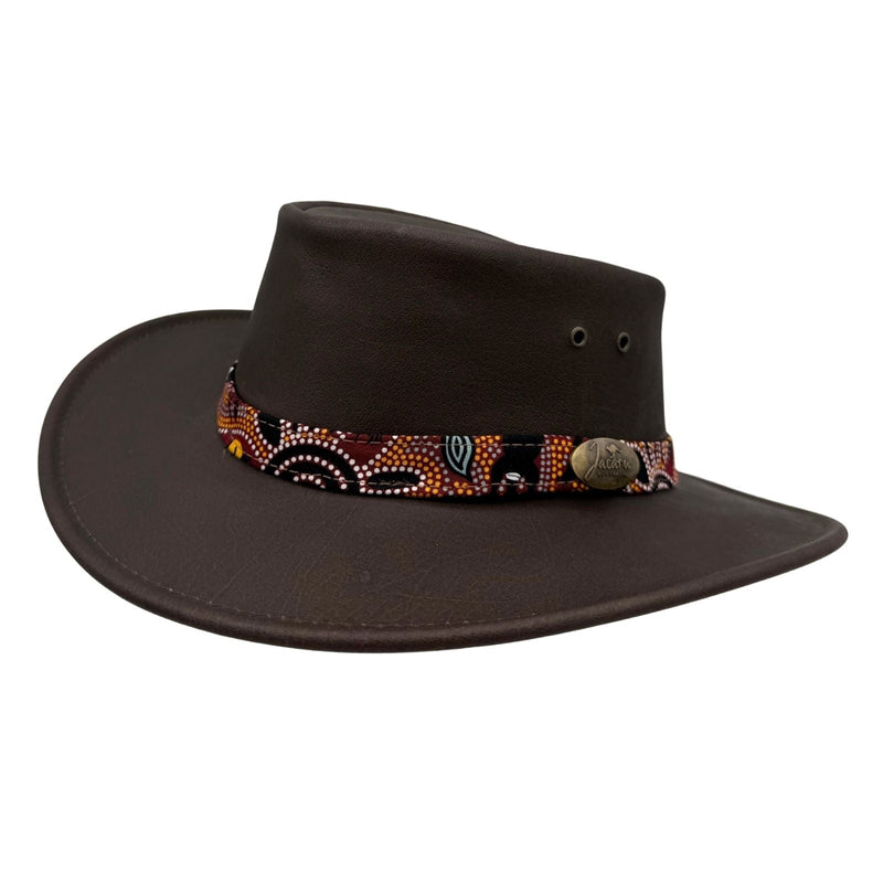 Load image into Gallery viewer, Jacaru 1107 Koori Hat – Aboriginal Art Design | UPF 50+
