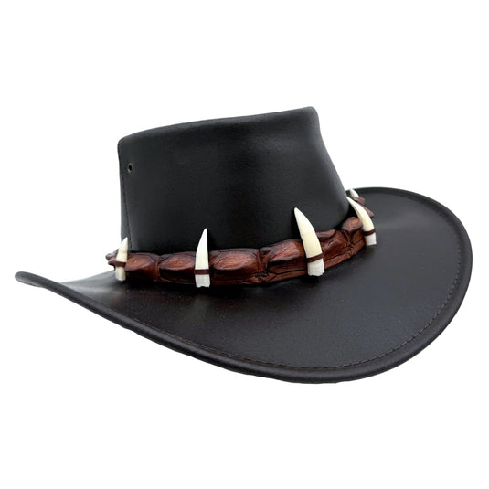 Jacaru 110 Croc Hunter Hat – Bovine & Crocodile Leather | Made in Australia
