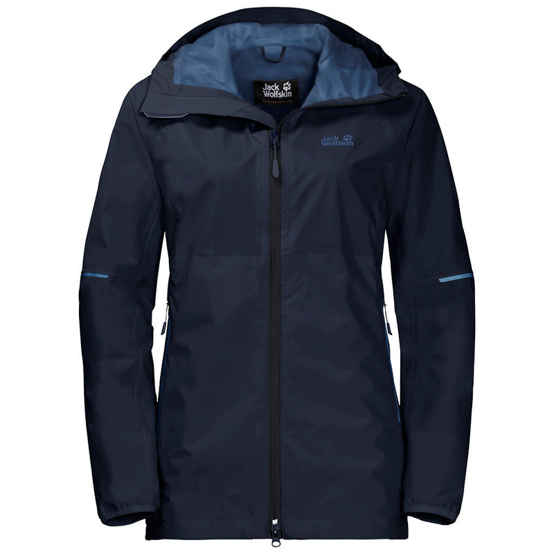 Load image into Gallery viewer, Jack Wolfskin Womens Sierra Pass Ecosphere Jacket Waterproof Windproof Lightweight-4
