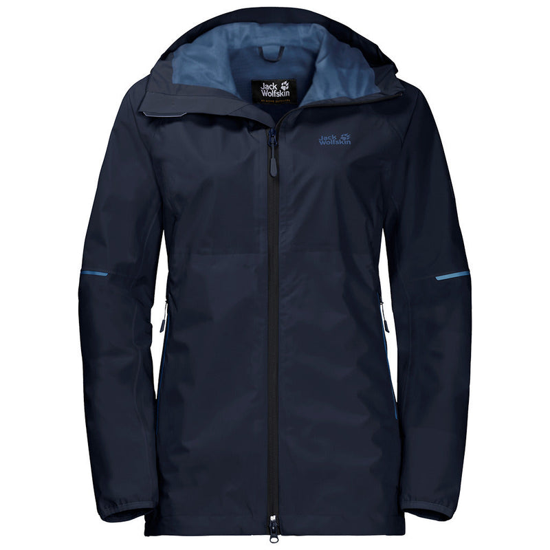 Load image into Gallery viewer, Jack Wolfskin Womens Sierra Pass Ecosphere Jacket Waterproof Windproof Lightweight-5
