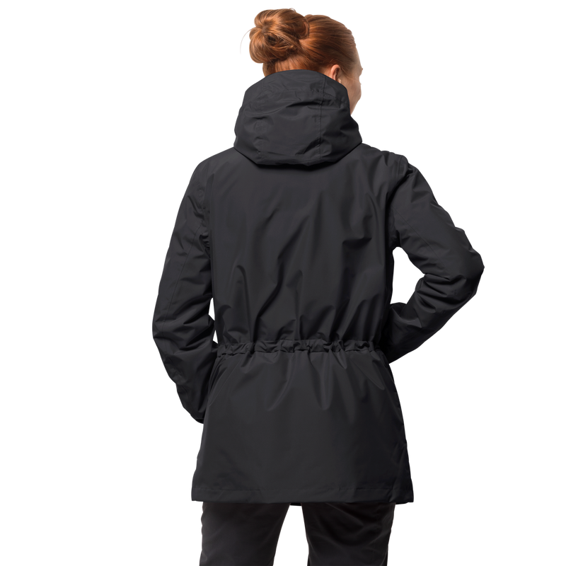 Load image into Gallery viewer, Jack Wolfskin Womens Fairway Ecosphere Jacket Waterproof Windproof Warm-4
