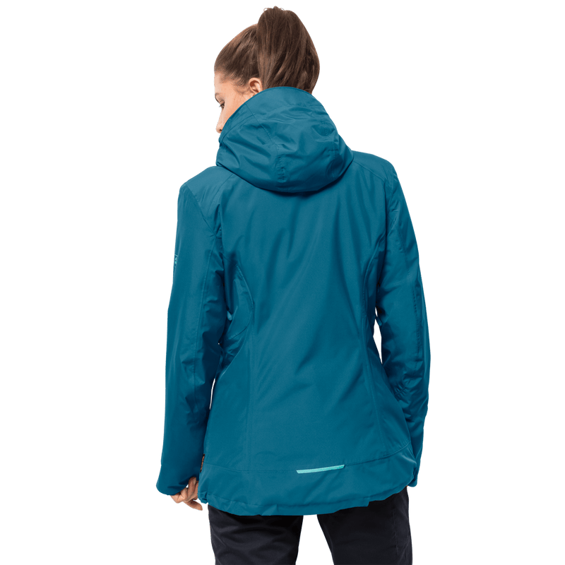Load image into Gallery viewer, Jack Wolfskin Women's Karelia Trail Ecosphere Jacket - Celestial Blue - XS
