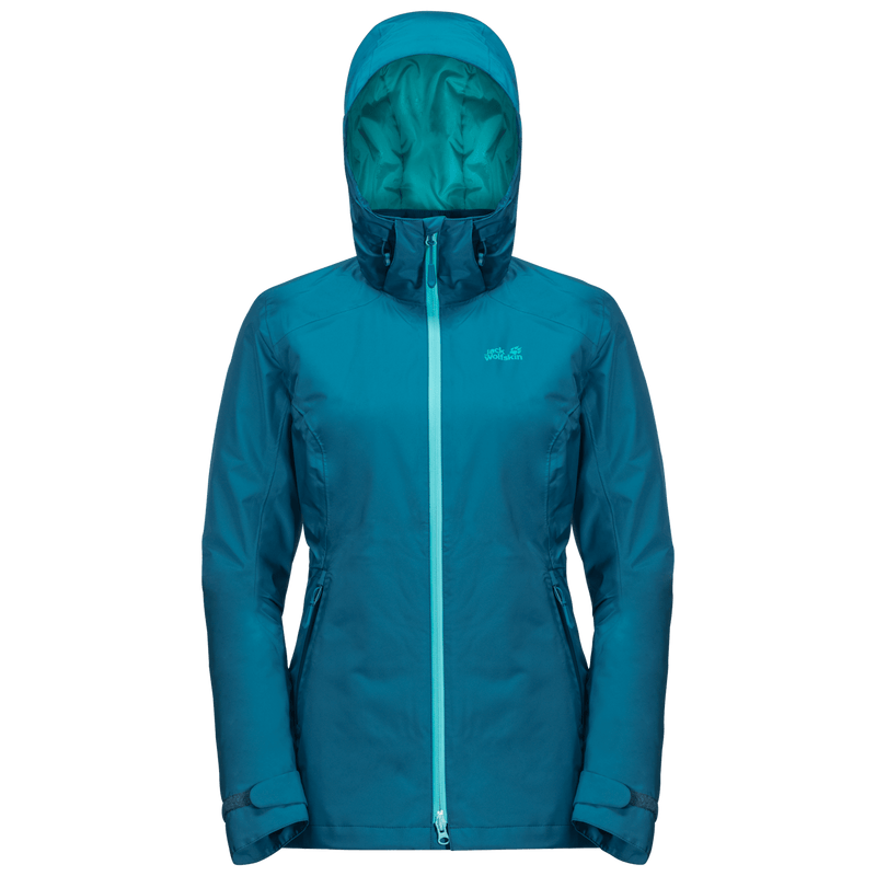Load image into Gallery viewer, Jack Wolfskin Women's Karelia Trail Ecosphere Jacket - Celestial Blue - XS
