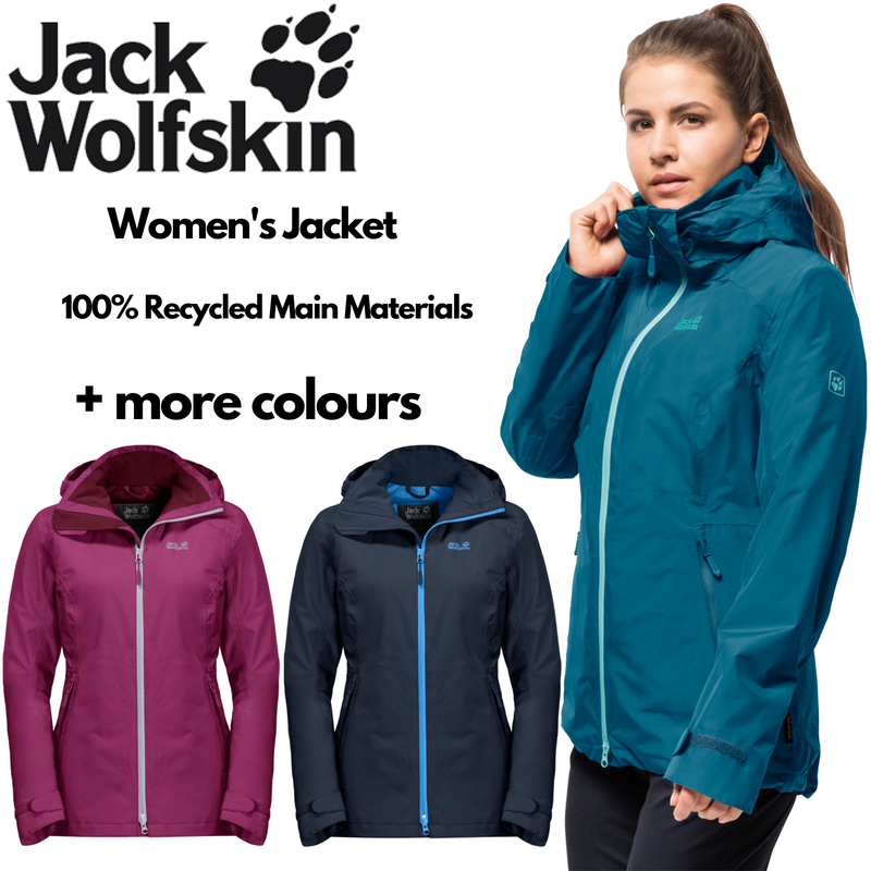 Load image into Gallery viewer, Jack Wolfskin Womens Thermal Jacket Karelia Trail Ecosphere-1
