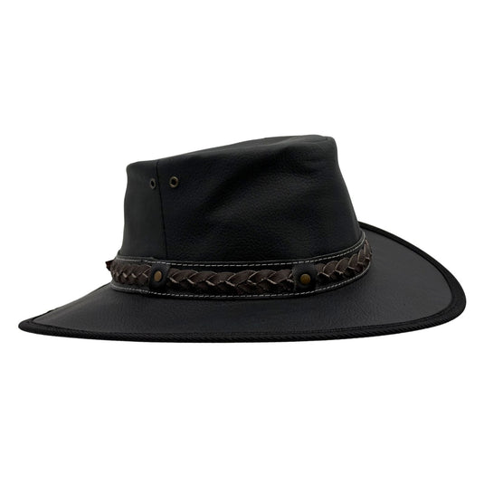 Jacaru 1111 Roo Nomad Traveller Hat – Kangaroo Leather | Foldable | Made in Australia
