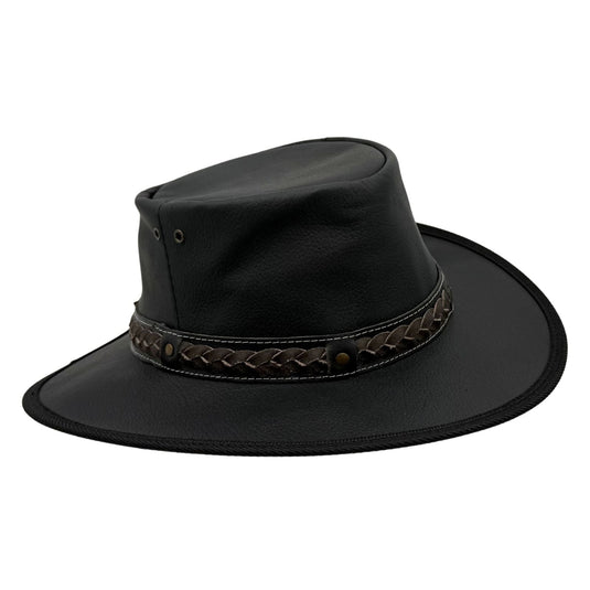 Jacaru 1111 Roo Nomad Traveller Hat – Kangaroo Leather | Foldable | Made in Australia