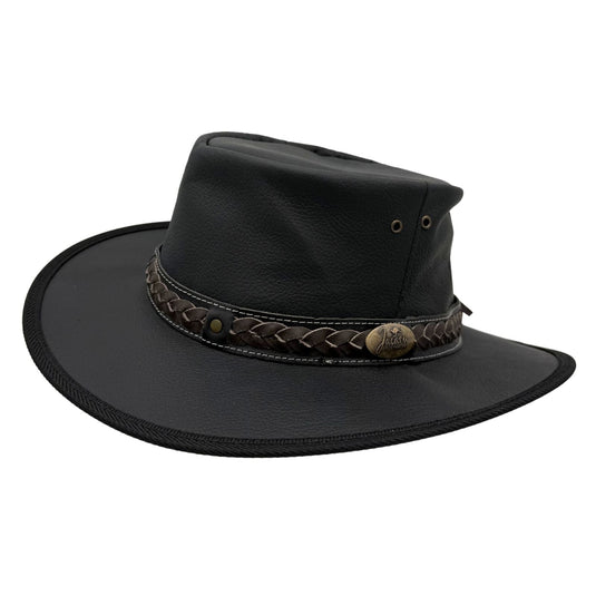 Jacaru 1111 Roo Nomad Traveller Hat – Kangaroo Leather | Foldable | Made in Australia