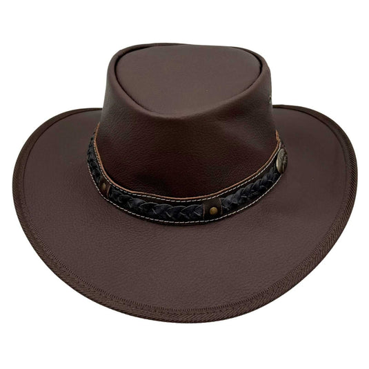 Jacaru 1111 Roo Nomad Traveller Hat – Kangaroo Leather | Foldable | Made in Australia